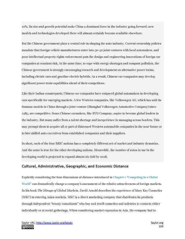 Fundamentals of Global Strategy - Page 109